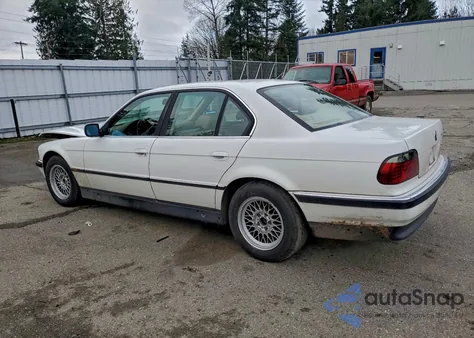 1995 BMW 740 I Automatic z USA, uszkodzony, nr VIN WBAGF6320SDH07124